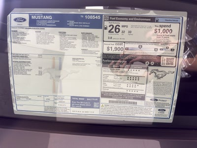 2026 Ford Mustang EcoBoost Premium