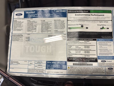 2026 Ford Transit Van Base