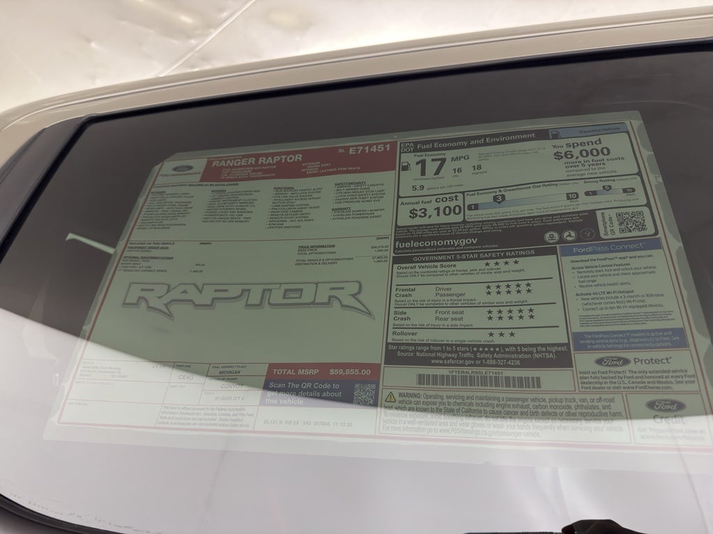 2025 Ford Ranger Raptor