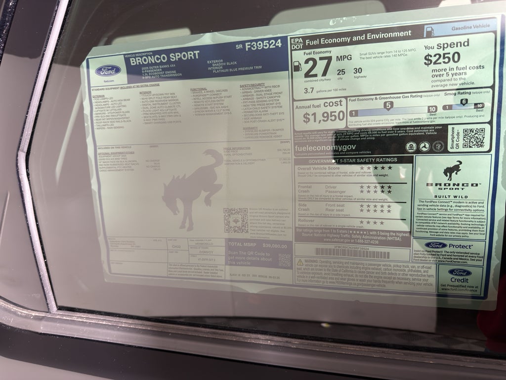 2025 Ford Bronco Sport Outer Banks