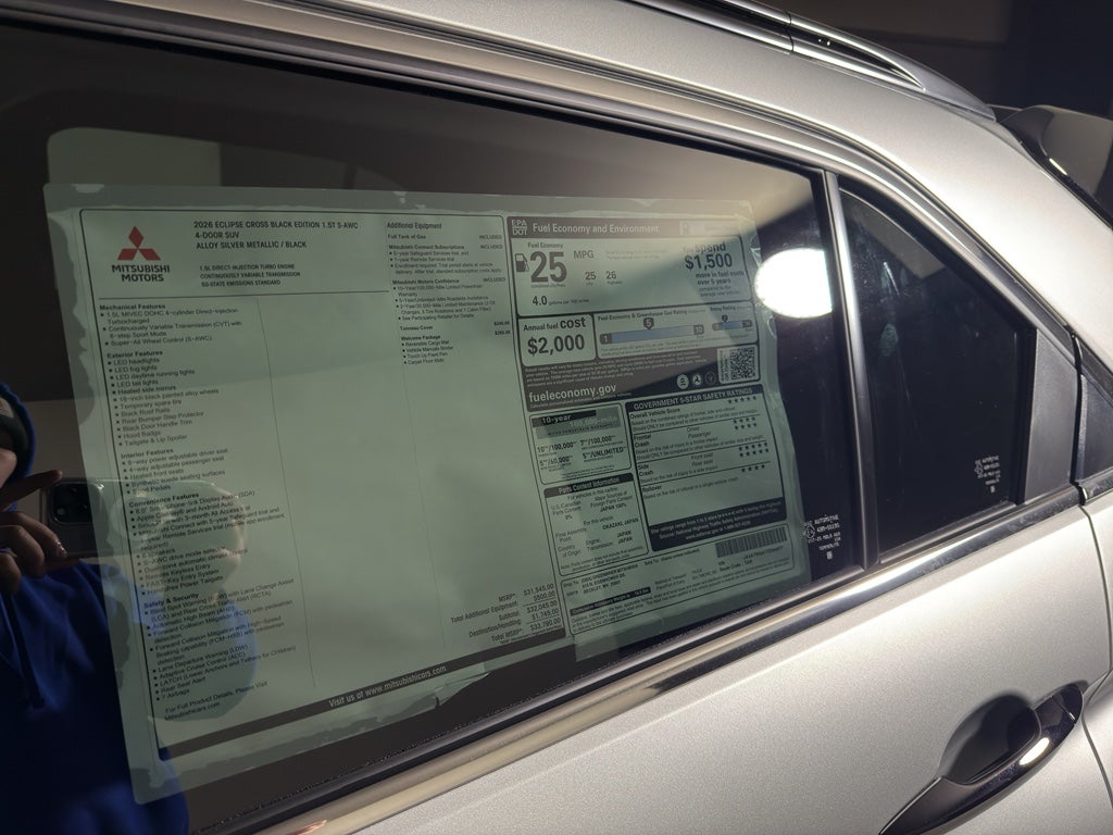 2026 Mitsubishi Eclipse Cross Black Edition